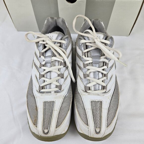 Womens Nike Air Max Edge White Silver Golf Shoes Sneaker Look Lace Up Size 7.5 - Picture 5 of 15